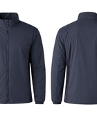 B2B Stand-Collar Eider Down Puffer Jacket Winter Navy Blue