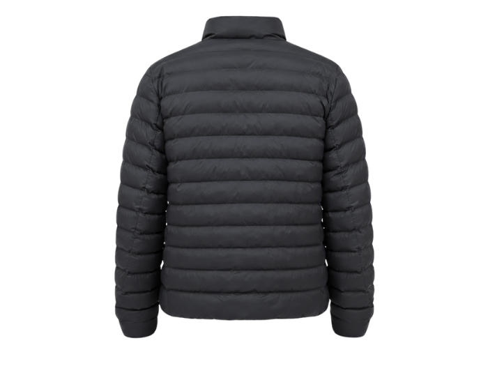 Custom Men’s Packable Eider Down Puffer Jacket Black B2B