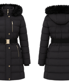 Women’s Hooded Mid-Length Eider Down Puffer Coat B2B Winter Manufacturer