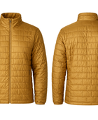 Men’s Wholesale Nano Puff Eider Down Puffer Jacket B2B Mustard Yellow