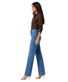 Flared Denim Pants Mid Blue Faded Wash | B2B Low MOQ