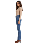 Straight Leg Denim Pants Mid Blue Wash | B2B Low MOQ