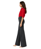 Wide Leg Denim Pants Charcoal Grey | B2B Low MOQ
