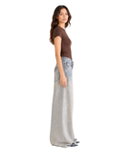 Wide Leg Denim Pants Grey Blue Ombre Wash | B2B Low MOQ