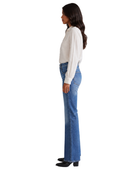 Bootcut Denim Pants Mid Blue Wash Patch Pockets | B2B Low MOQ