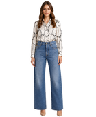 Straight Leg Denim Pants Mid Blue Faded Wash | B2B Low MOQ