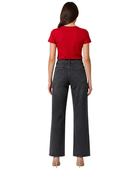 Straight Leg Denim Pants Washed Black Five Pocket Design | B2B Low MOQ