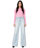 Wide Leg Denim Pants Light Blue Wash | B2B Low MOQ