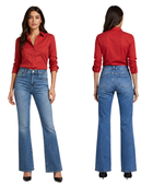 Bootcut Denim Pants Mid Blue Faded Wash | B2B Low MOQ