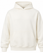 Custom Back Graphic Puff Print Hoodie Off-White B2B