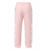 Balloon Fit Screen Printed Washed Sweatpants Light Pink Dragon Graphic | B2B Low MOQ