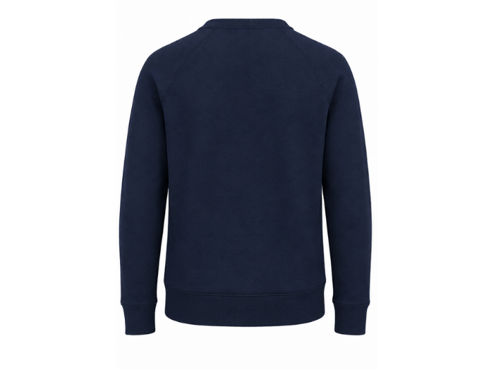 Crewneck Sweatshirt Navy Blue DTF Graphic Print | B2B Low MOQ