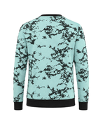 Crewneck Sweatshirt Light Mint Crack Pattern | B2B Low MOQ