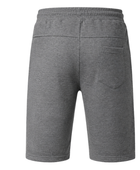 Panel Sweat Shorts Grey Black for Men | B2B Low MOQ