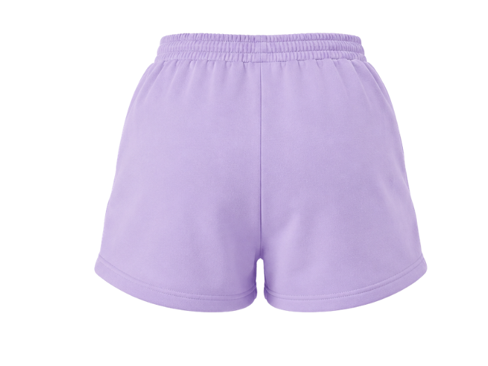 Sweat Shorts Lavender Garment Dyed | B2B Low MOQ