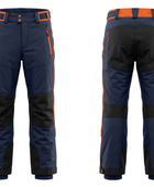 B2B Ski Wear Winter Pants Navy Blue Orange Low MOQ Winter Pants Manufacturer