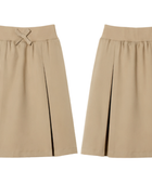 B2B School Uniform Skirt Girls Beige Pleated Low MOQ School Uniform Manufacture