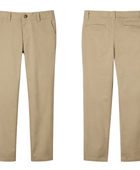 Straight Fit School Uniform Pant Khaki Beige | B2B Low MOQ Wholesale