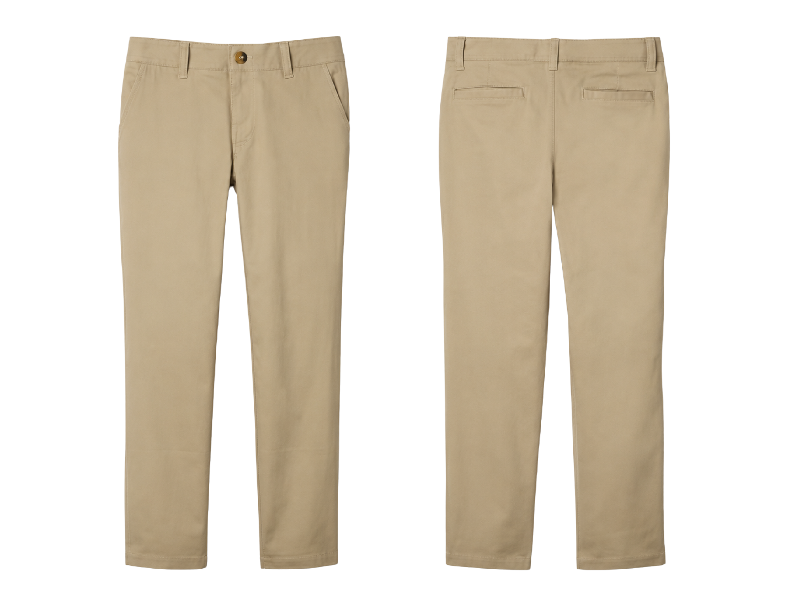 Straight Fit School Uniform Pant Khaki Beige | B2B Low MOQ Wholesale