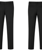 B2B Girls Black Slim Fit School Uniform Pants Low MOQ School Uniform Manufacturer