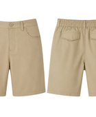 Pull-On School Uniform Short Khaki Beige | B2B Low MOQ Wholesale
