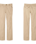 Boys’ Pull-On Straight Fit School Uniform Pant Khaki Beige | B2B Low MOQ Wholesale