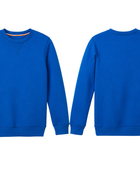 School Crewneck Sweatshirt Royal Blue | B2B Low MOQ Wholesale