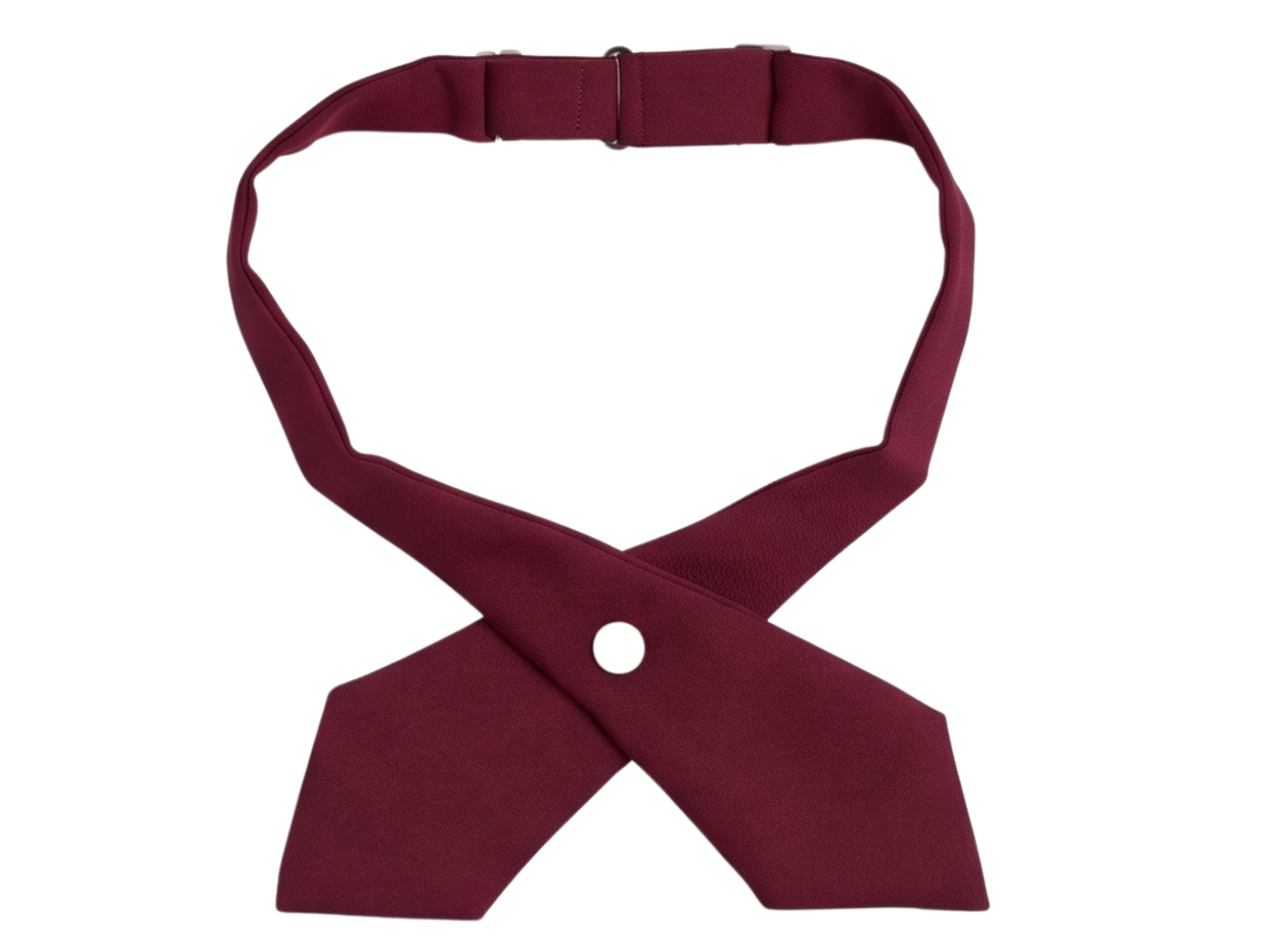 School Adjustable Cross Tie Burgundy | B2B Low MOQ Wholesale