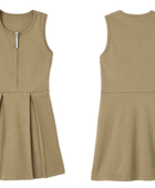 School Adaptive Ponte Jumper Khaki Beige | B2B Low MOQ Wholesale