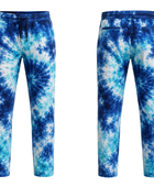 Tie Dye Trousers Blue and White All Over Design | B2B Low MOQ