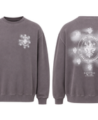 Personalize Acid Wash DTG Crewneck Sweatshirt B2B Low MOQ Manufacturer