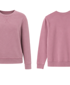 Custom Sweatshirt Pink Washed B2B Low MOQ Manufacturer