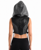 Halloween Nyx Crop Bodice Black and Grey | B2B Low MOQ