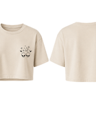 Personalize Crop T-Shirt Women’s Beige DTF Alien B2B