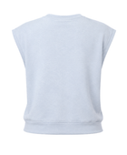 B2B Women’s Pale Blue Sleeveless Cropped Sweatshirt