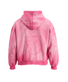 Custom Pullover Hoodie Pink Acid Wash B2B Low MOQ Manufacturer