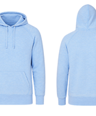 Custom Pullover Hoodie Sky Blue Acid Wash B2B Low MOQ Manufacturer
