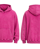 Wholesale Pullover Hoodie Pink Acid Wash B2B Low MOQ Manufacturer