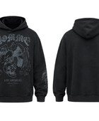 Personalize Black DTG Graphic Pullover Hoodie B2B Low MOQ Manufacturer