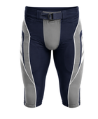 Custom Navy & Grey American Football Shorts Wholesale Teamwear
