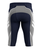 Custom Navy & Grey American Football Shorts Wholesale Teamwear