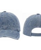 Custom Faded Blue Acid Wash Cap B2B