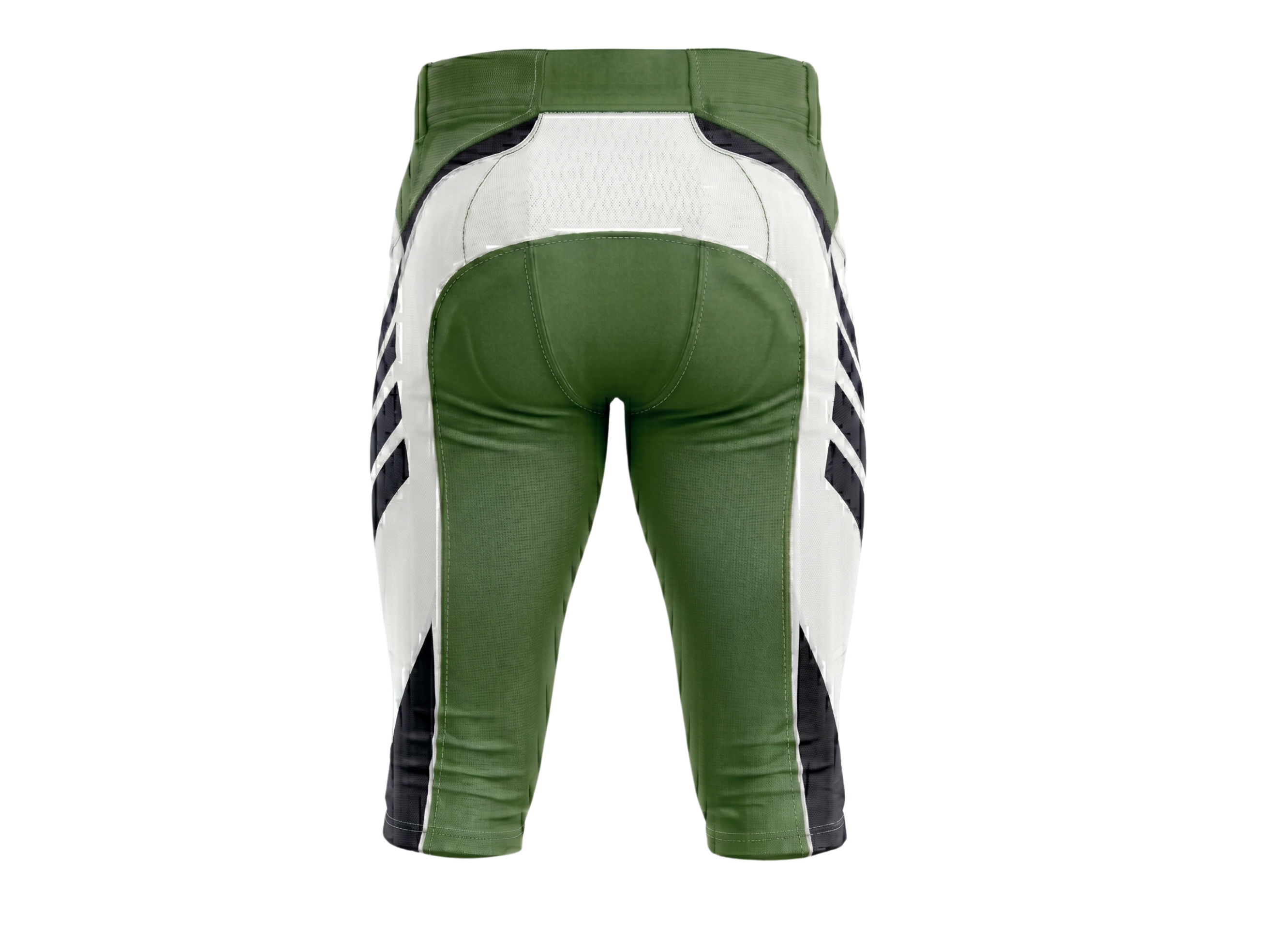 Custom Olive & Black American Football Shorts Wholesale Teamwear