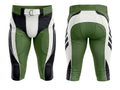 Custom Olive & Black American Football Shorts Wholesale Teamwear