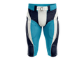 Custom Turquoise & Navy American Football Shorts Wholesale Teamwear