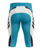 Custom Turquoise & Navy American Football Shorts Wholesale Teamwear