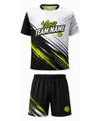 White & Teal Pickleball Uniform – Custom Team Jersey & Shorts, Wholesale Bulk, Low MOQ