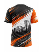 Orange, Black & White Disc Golf Jersey – Custom Team Sportswear, Wholesale Bulk, Low MOQ