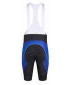 Custom Cycling Bib Shorts – Black/Blue Team Shorts, Wholesale, Low MOQ, Bulk Sportswear