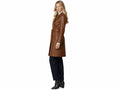 Women’s Full Grain Cowhide Leather Trench Coat Wholesale Custom Private Label Outerwear Manufacturer